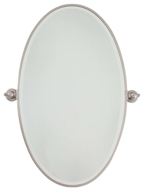 Minka Aire Minka Lavery Pivoting Mirror, Brushed Nickel – Wall Mirrors With Regard To Oxidized Nickel Wall Mirrors (View 10 of 15)