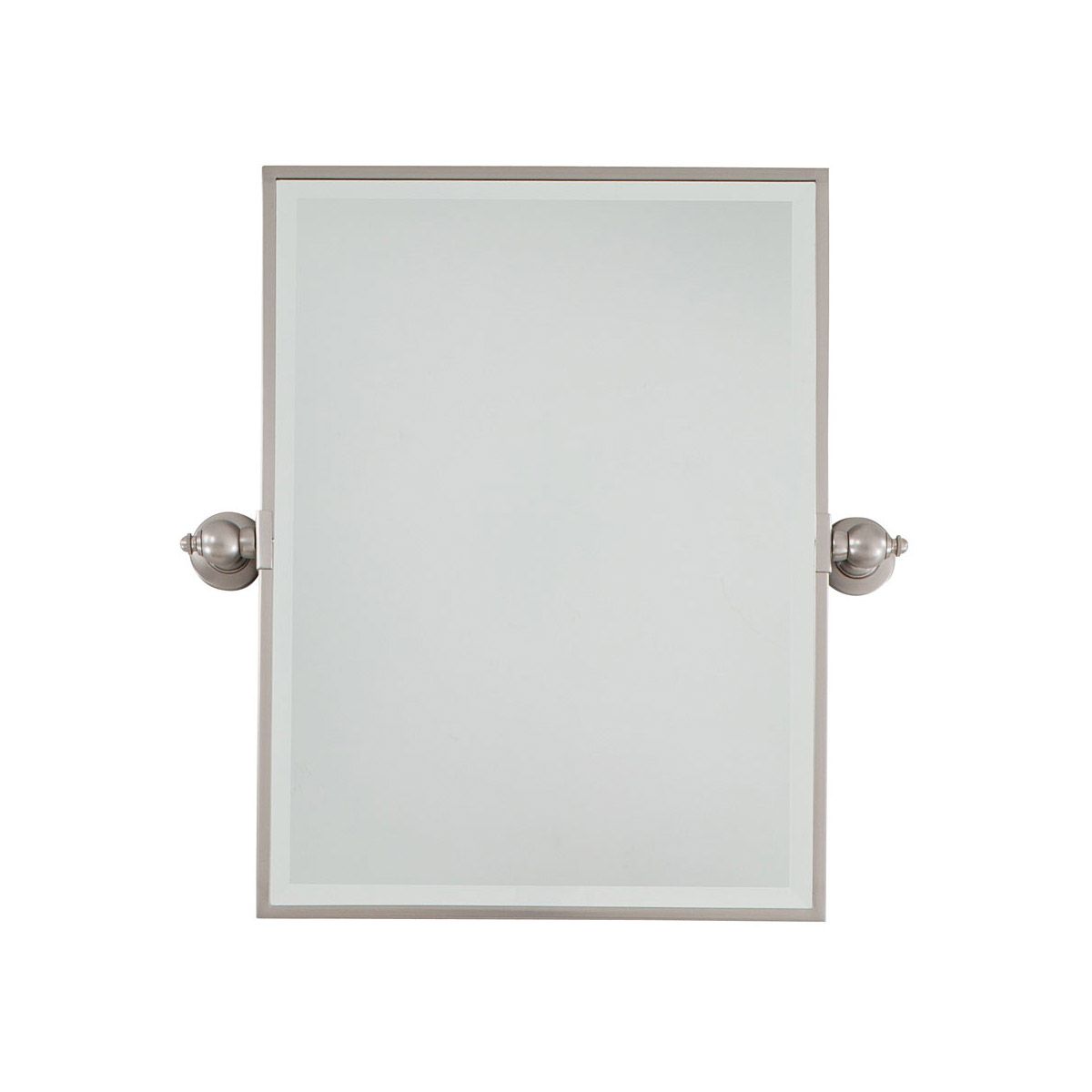 Minka Lavery 1440 84 Pivot Mirrors Wall Mirror Brushed Nickel | Ebay In Polished Nickel Rectangular Wall Mirrors (View 15 of 15)