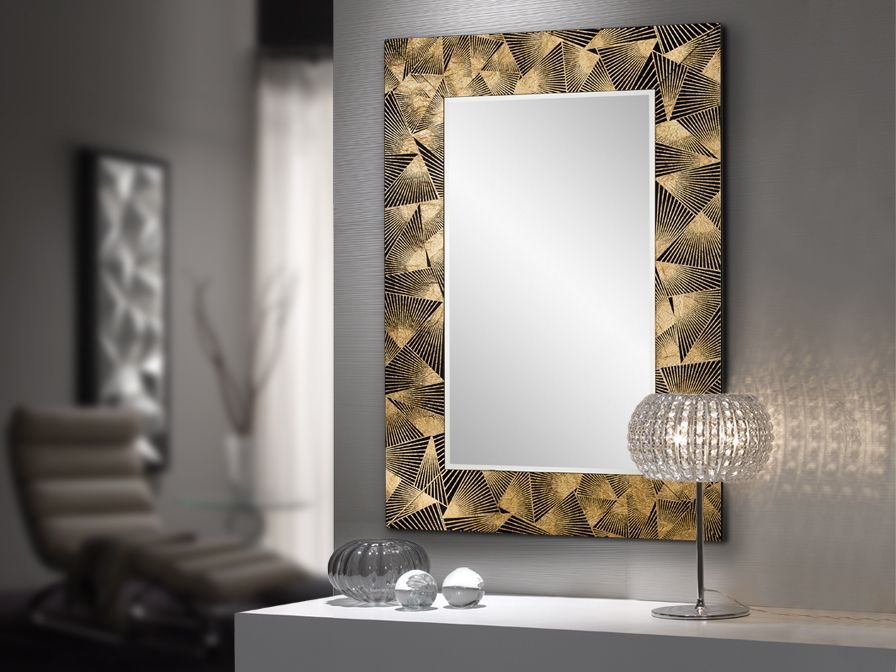 Mirror With Frame Formedinterweave Fretwork Rings, Silver Leaf And Pertaining To Ring Shield Gold Leaf Wall Mirrors (View 4 of 15)