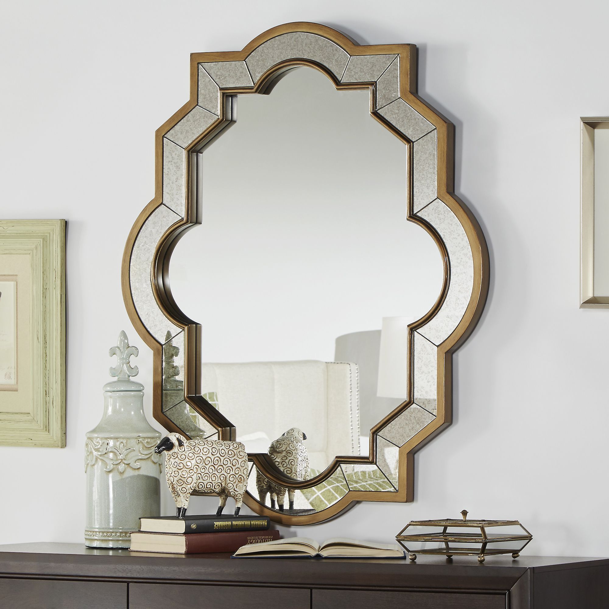 Mirrors | Mirror Wall, Decorative Bathroom Mirrors, Mirror Wall Decor With Regard To Booth Reclaimed Wall Mirrors Accent (View 4 of 15)