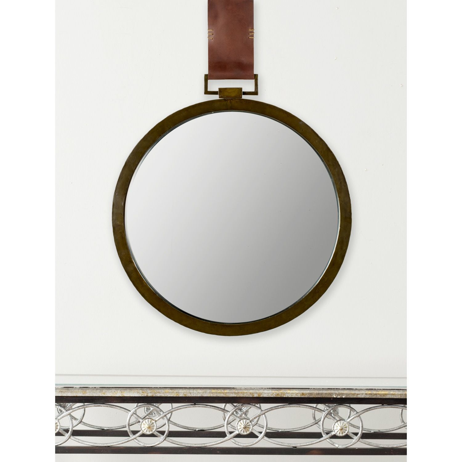 Mirrors | Mirrors With Leather Straps, Round Mirror Decor, Mirror Frames Within Brown Leather Round Wall Mirrors (View 5 of 15)