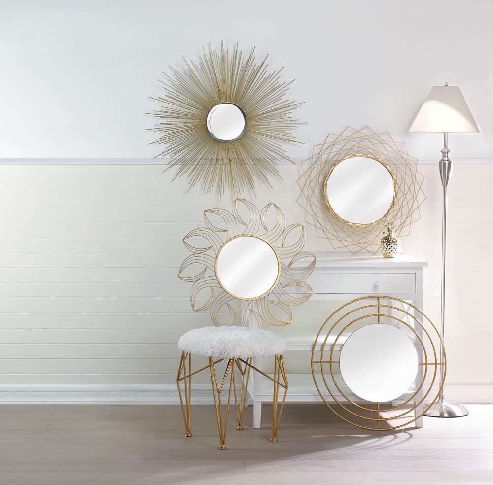 Modern Gold Wall Mirror Wholesale At Koehler Home Decor Pertaining To Sartain Modern &amp; Contemporary Wall Mirrors (View 9 of 15)