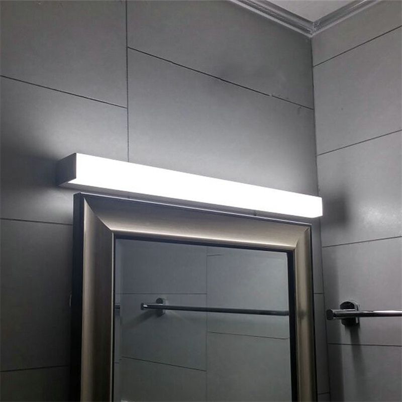Modern Led Mirror Front Light 25/40/55cm 12w16w22w Bathroom Wall Lamp Throughout Front Lit Led Wall Mirrors (View 7 of 15)