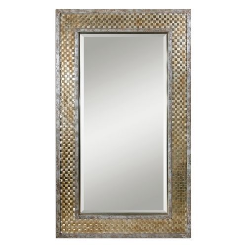 Mondego Woven Nickel Mirror | Brushed Nickel Mirror, Rectangular Mirror For Polished Nickel Rectangular Wall Mirrors (View 8 of 15)