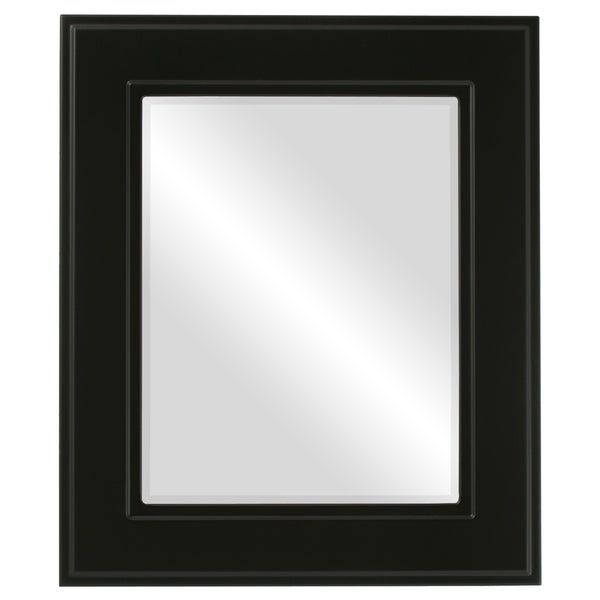 Montreal Framed Rectangle Mirror In Matte Black – Overstock – 20601282 Inside Matte Black Rectangular Wall Mirrors (View 9 of 15)