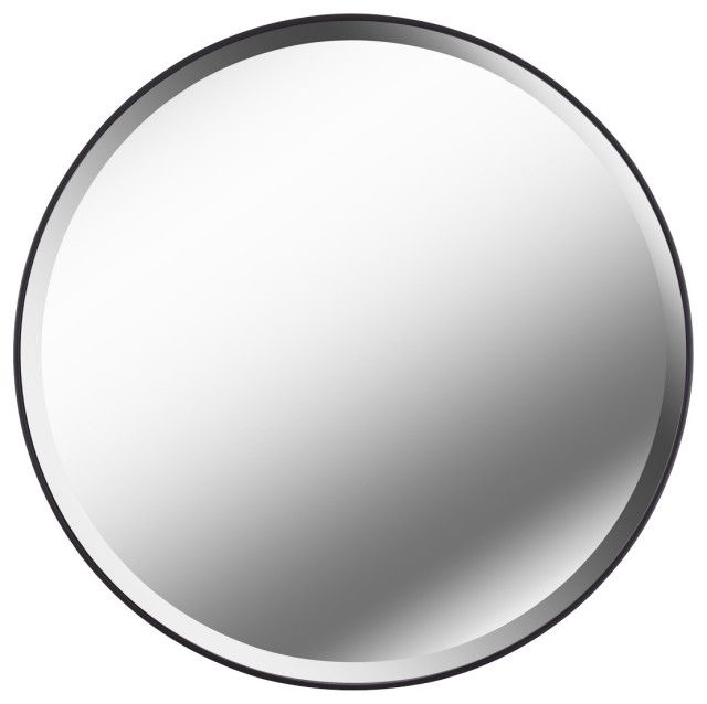 Motini Frame Wall Mirror With Beveled Edges,  (View 13 of 15)