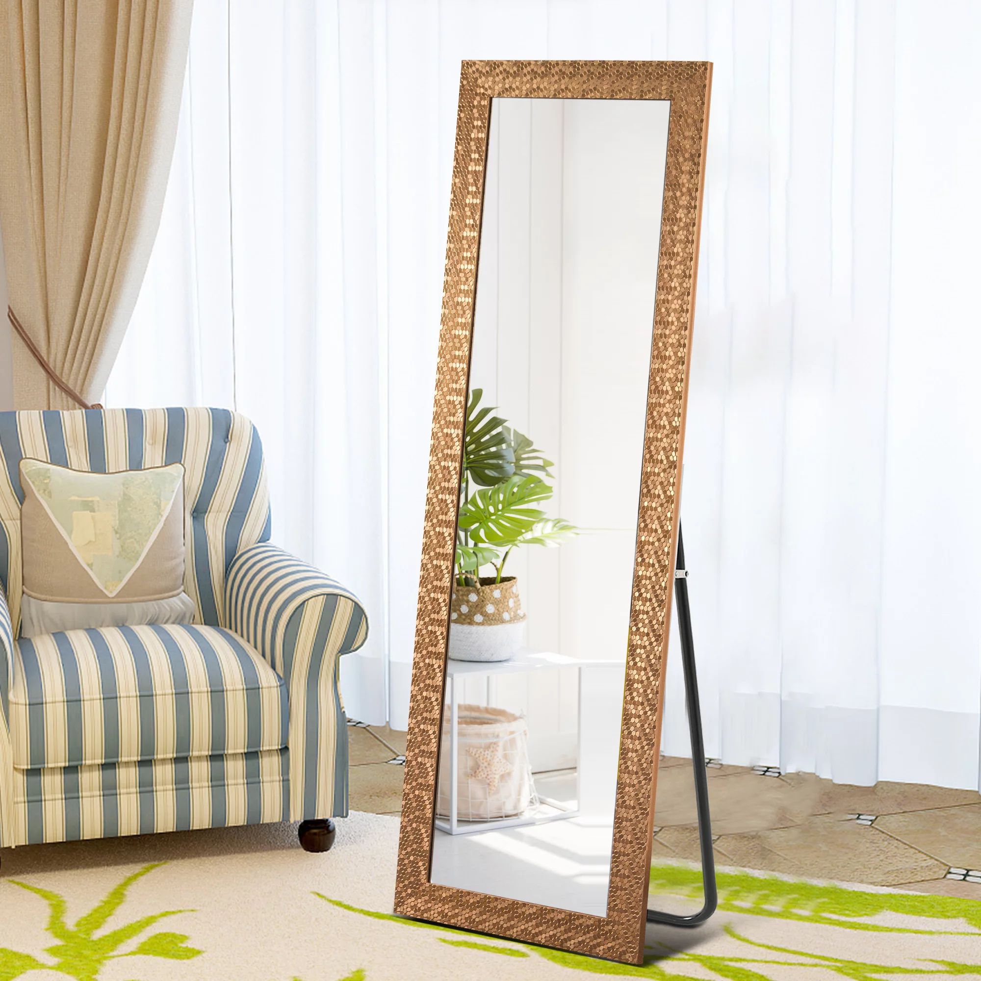 Neutype Full Length Mirror Decor Wall Mounted Mirror Floor Mirror With Inside Mahogany Full Length Mirrors (View 1 of 15)