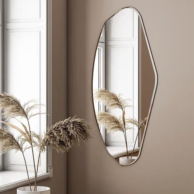 Odd Shaped Wall Mirrors – Wall Design Ideas Intended For Padang Irregular Wood Framed Wall Mirrors (View 6 of 15)