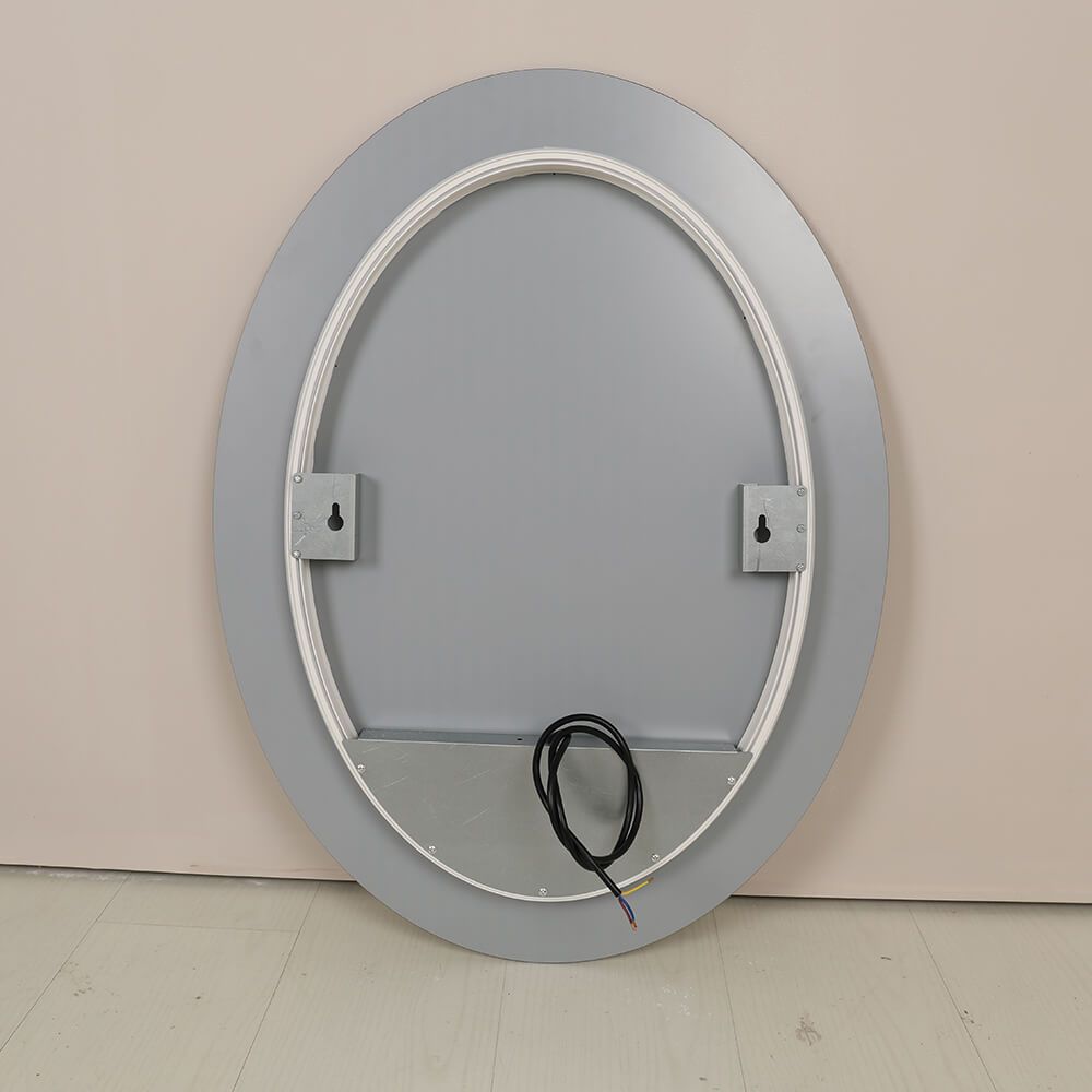Oval Led Wall Mounted Mirror,rectangular Led Wall Mounted Mirror Wanted Pertaining To Ceiling Hung Oval Mirrors (View 8 of 15)