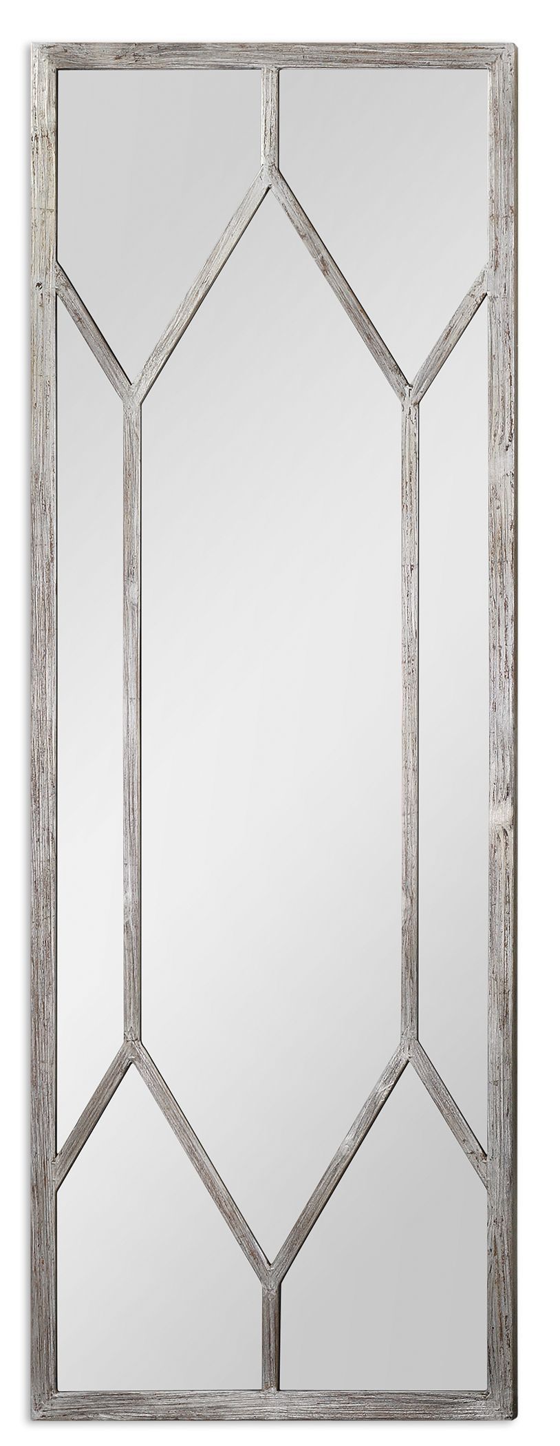 Oversized Champagne Silver Leaf Wall Floor Mirror Large 79'' Xl French Intended For Gold Leaf Floor Mirrors (View 9 of 15)