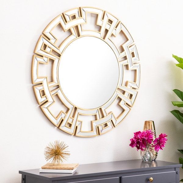 Overstock: Online Shopping – Bedding, Furniture, Electronics Inside Round Grid Wall Mirrors (View 11 of 15)
