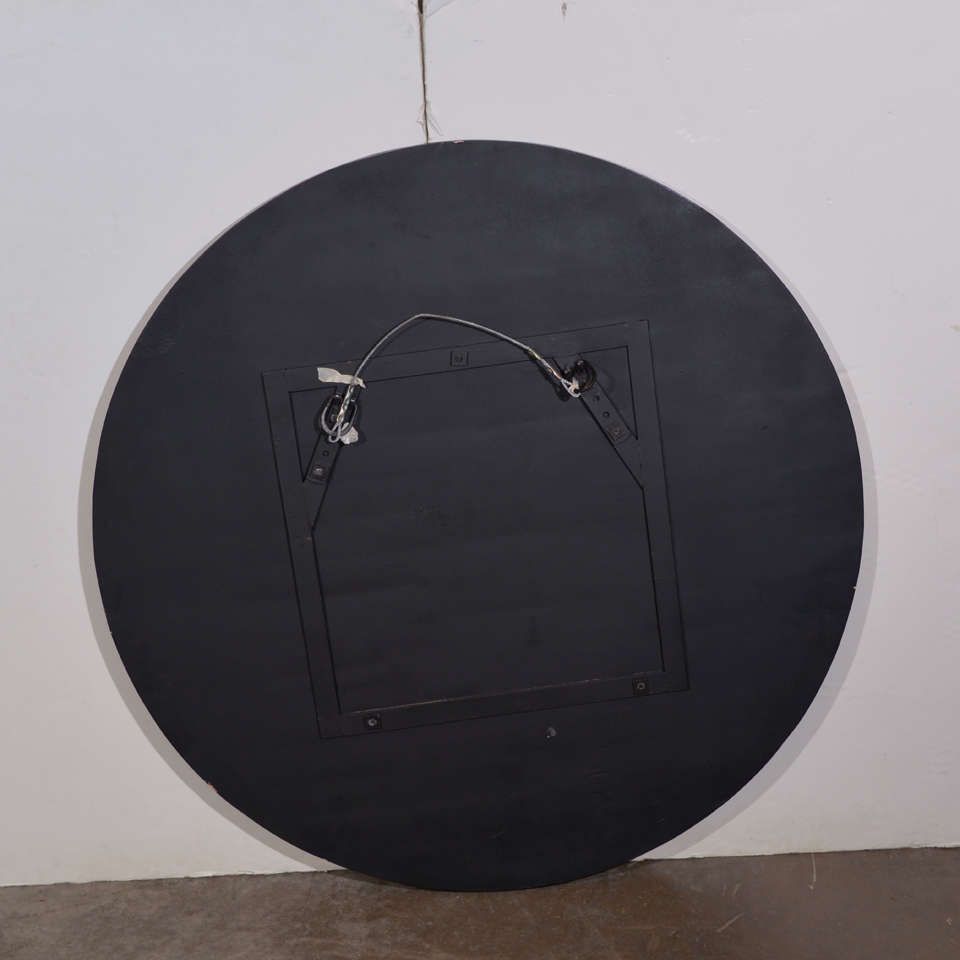 Pair Of Venetian Round Distressed Silver Mirrors At 1stdibs With Regard To Distressed Black Round Wall Mirrors (View 14 of 15)