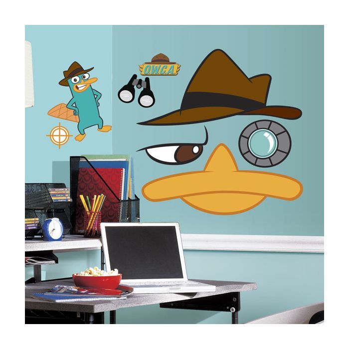 Phineas & Ferb Agent Perry Wall Stickers Within Phineas Wall Mirrors (View 1 of 15)