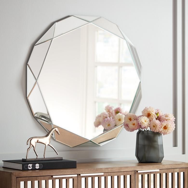 Pin On 1468 Pertaining To Rounded Cut Edge Wall Mirrors (View 4 of 15)