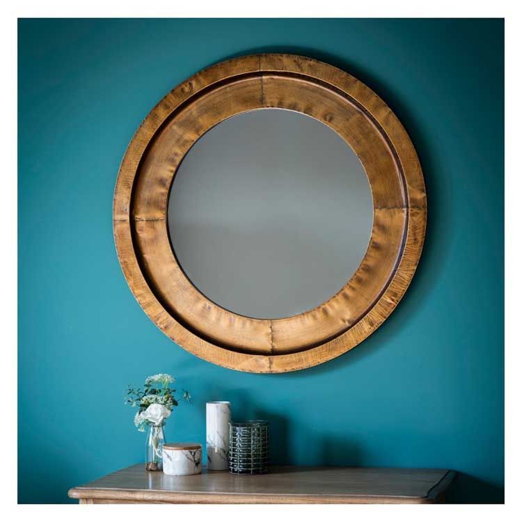 Pinerinjbutler On Home Decoration Ideas | Gold Mirror Wall, Mirror Pertaining To Vertical Round Wall Mirrors (Photo 1 of 15)