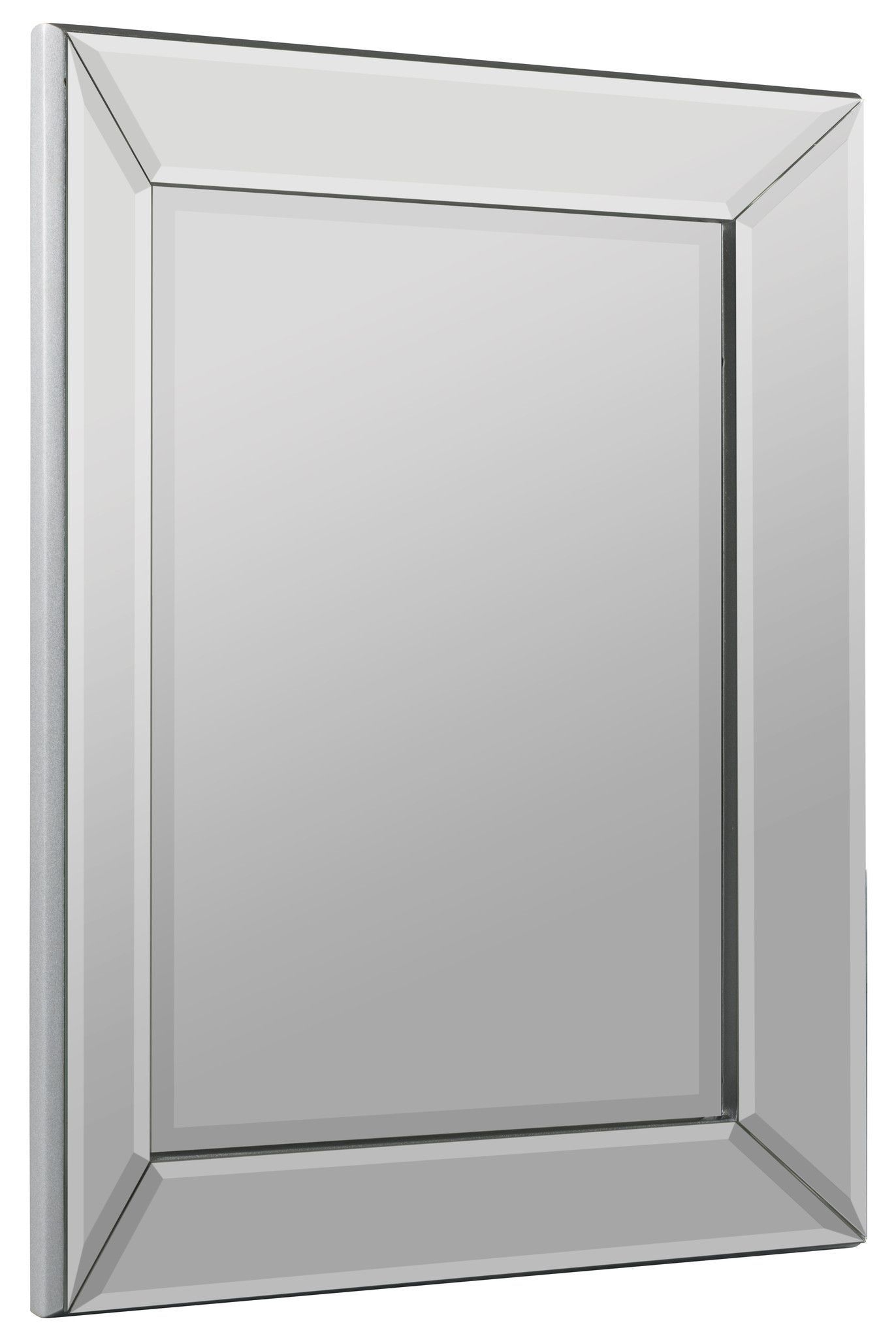 Porter Mirror Frameless Mirror; Beveled Mirror | Diy Bathroom Remodel Inside Square Frameless Beveled Wall Mirrors (View 1 of 15)