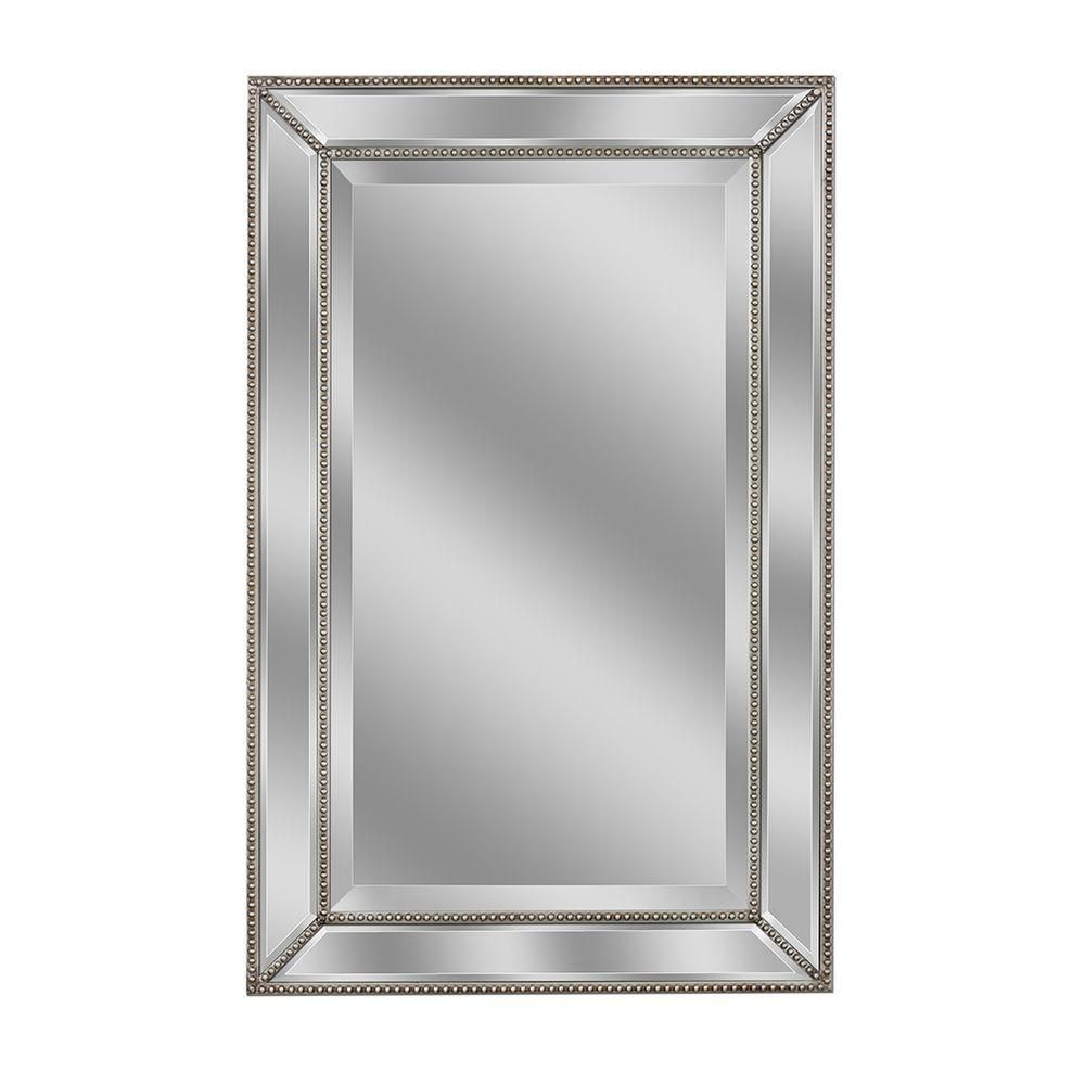 Product With Regard To Silver Metal Cut Edge Wall Mirrors (View 2 of 15)