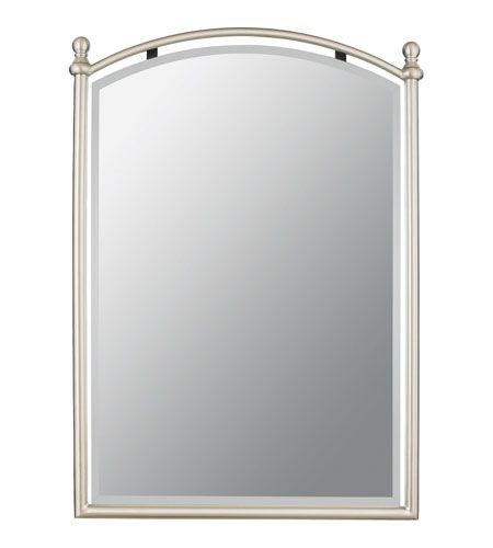 Quoizel Qr45123 Signature 36 X 26 Inch Brushed Nickel Wall Mirror With Brushed Nickel Wall Mirrors (View 13 of 15)