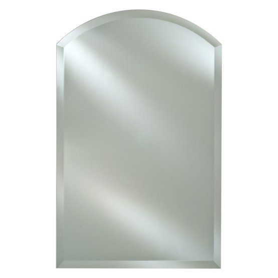 Radiance Frameless Arch Vanity / Wall Mirror | Mirror Wall, Lighted Regarding Square Frameless Beveled Vanity Wall Mirrors (View 4 of 15)