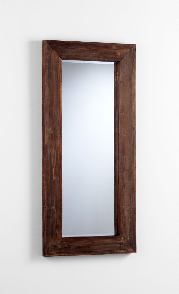 Ralston Rectangular Wood Wall Mirrorcyan Design Inside Squared Corner Rectangular Wall Mirrors (View 12 of 15)