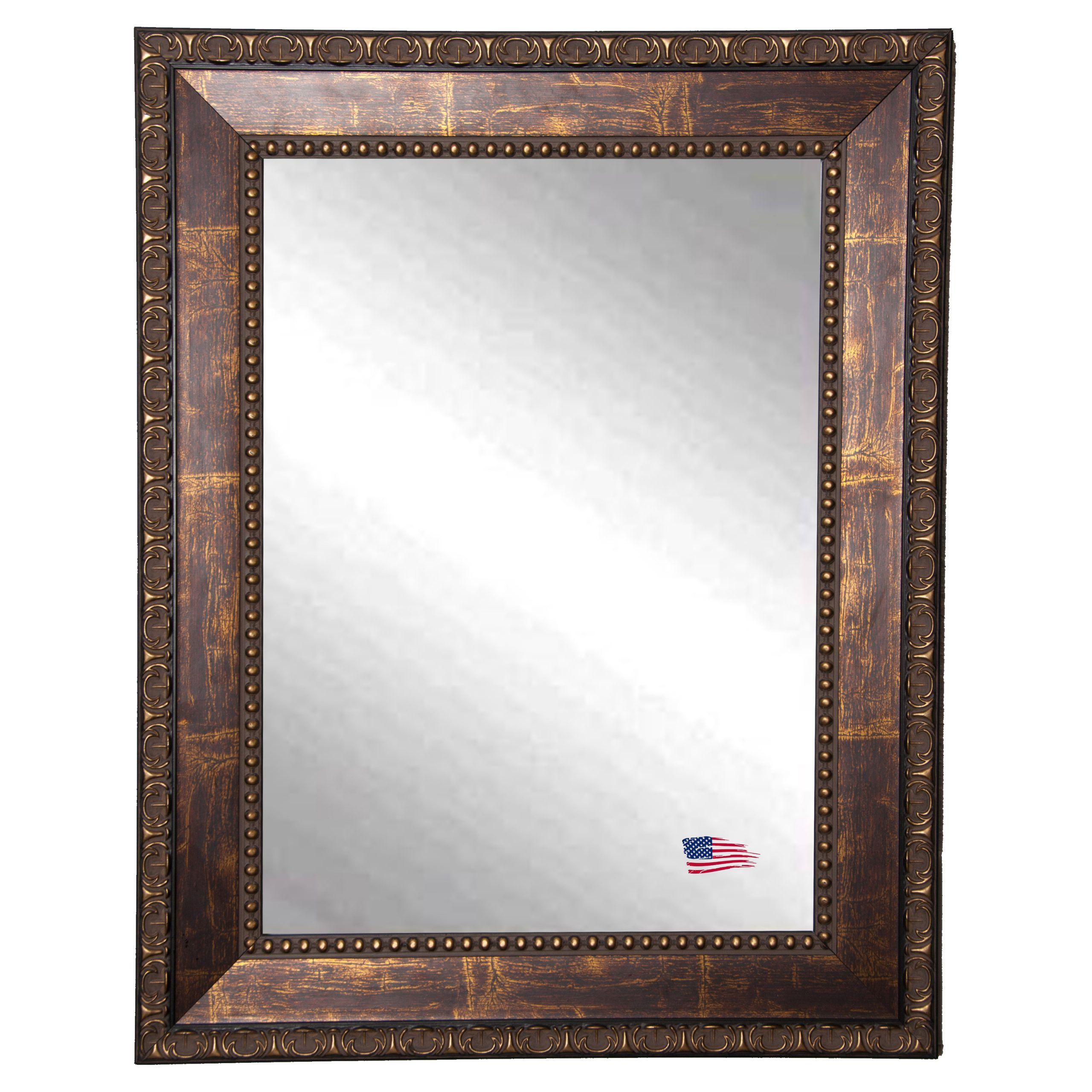 Rayne Mirrors Traditional Copper Bronze Wall Mirror – Mirrors At Hayneedle With Regard To Woven Bronze Metal Wall Mirrors (View 11 of 15)