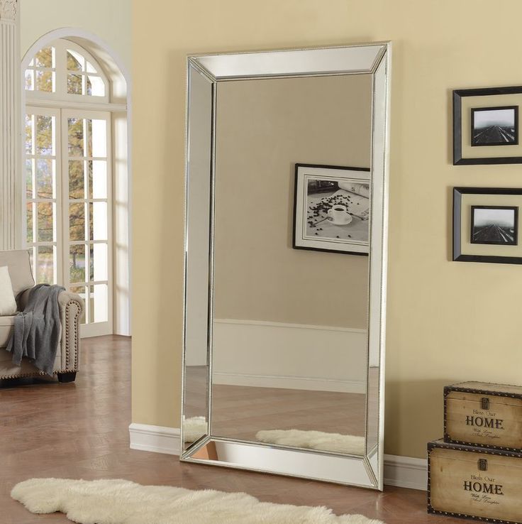 Rectangle Antique Floor Mirror & Reviews | Birch Lane | Floor Length Intended For Full Length Floor Mirrors (View 15 of 15)
