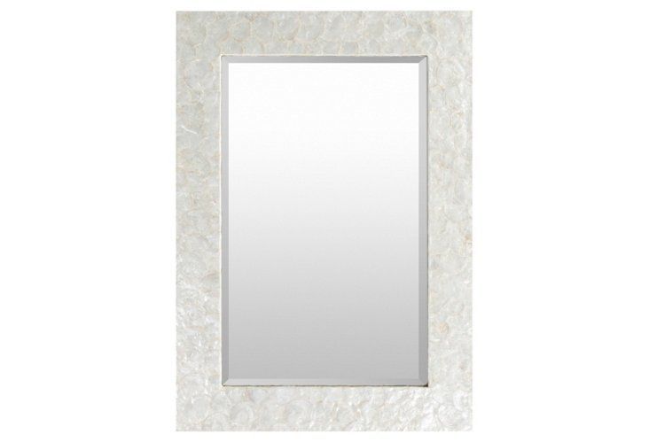 Robin Wall Mirror, White | Mirror Wall, Framed Mirror Wall, White Wall For White Square Wall Mirrors (View 6 of 15)