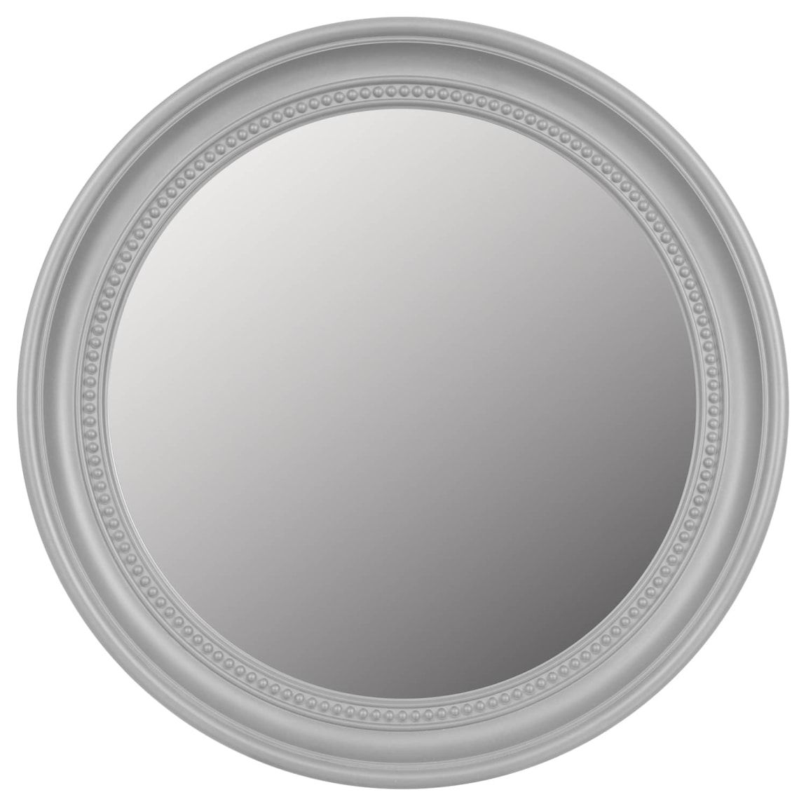 Round Beaded Mirror – Silver | Home Accessories – B&m Pertaining To Silver Beaded Square Wall Mirrors (View 10 of 15)