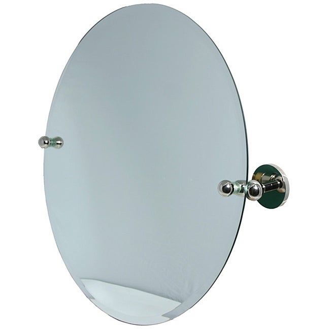 Round Beveled Edge Bathroom Tilt Wall Mirror – 11235937 – Overstock In Round Bathroom Wall Mirrors (View 15 of 15)