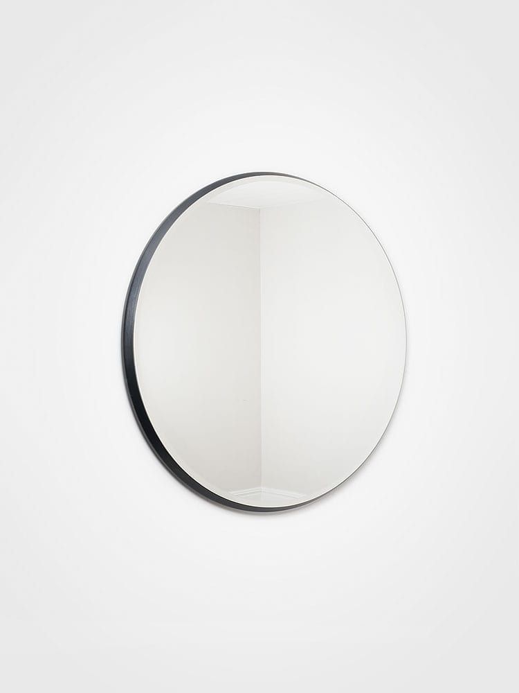 Round Black Framed Mirror, 750mm – Victorian Bathrooms Within Shiny Black Round Wall Mirrors (View 9 of 15)