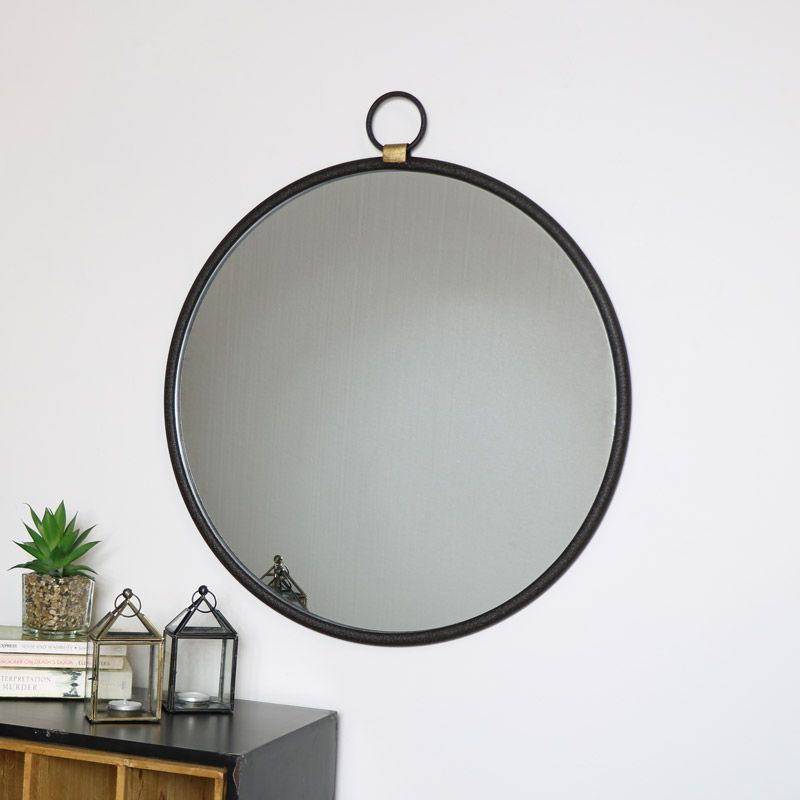 Round Metal Wall Mirror – Windsor Browne With Woven Metal Round Wall Mirrors (View 2 of 15)