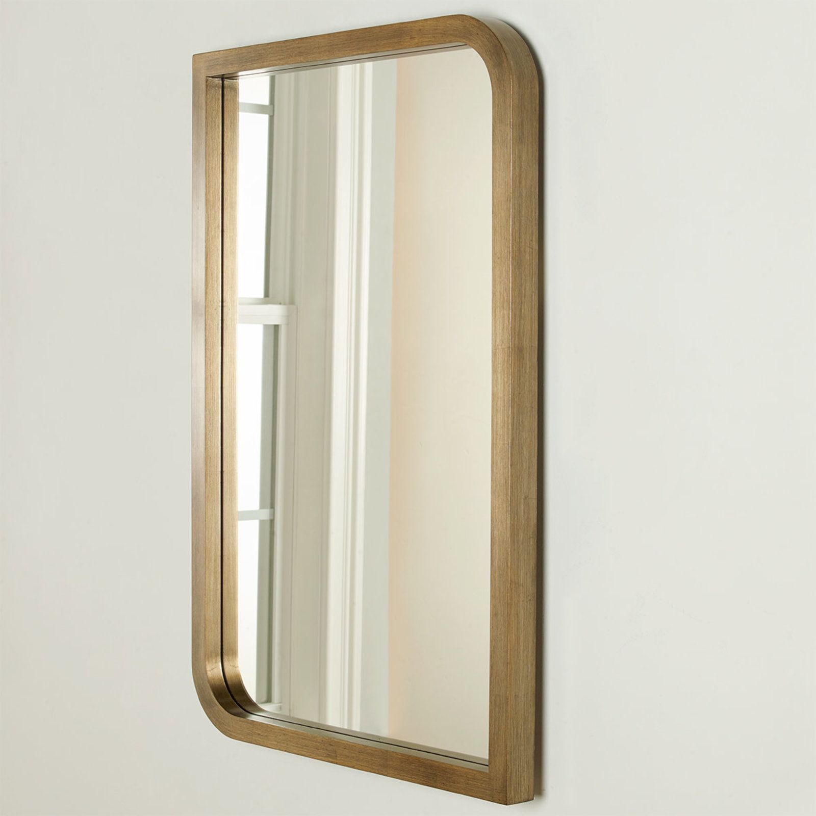 Rounded Corner Rectangular Mirror | Mirror, Rectangular Mirror, Modern Regarding Rounded Edge Rectangular Wall Mirrors (View 11 of 15)