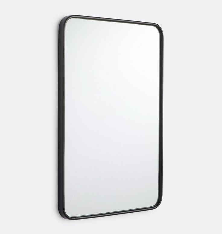 Rounded Rectangle Metal Framed Mirror | Rejuvenation In 2020 | Metal For Rounded Edge Rectangular Wall Mirrors (View 8 of 15)