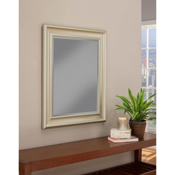 Sandberg Furniture Brushed Bronze 36 X 30 Inch Wall Mirror – A/n With Silver And Bronze Wall Mirrors (Photo 1 of 15)