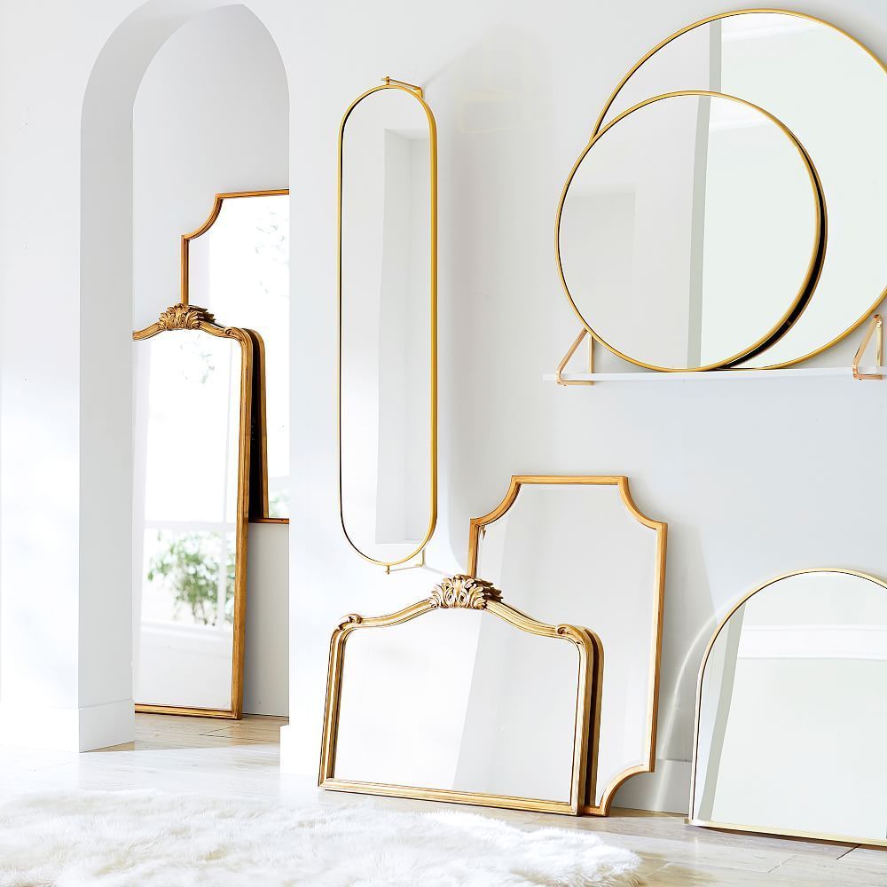 Scallop Gold Leaf Mirror | Mirror Decor, Boho Living Room, Mirror Wall Throughout Gold Scalloped Wall Mirrors (View 11 of 15)