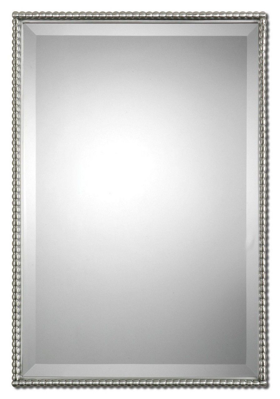 Sherise Brushed Nickel Mirroruttermost | Brushed Nickel Mirror Pertaining To Brushed Nickel Octagon Mirrors (View 9 of 15)