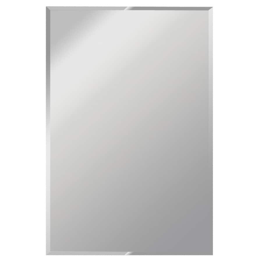 Shop Gardner Glass Products 48 In L X 30 In W Beveled Frameless Wall With Regard To Cut Corner Frameless Beveled Wall Mirrors (View 9 of 15)