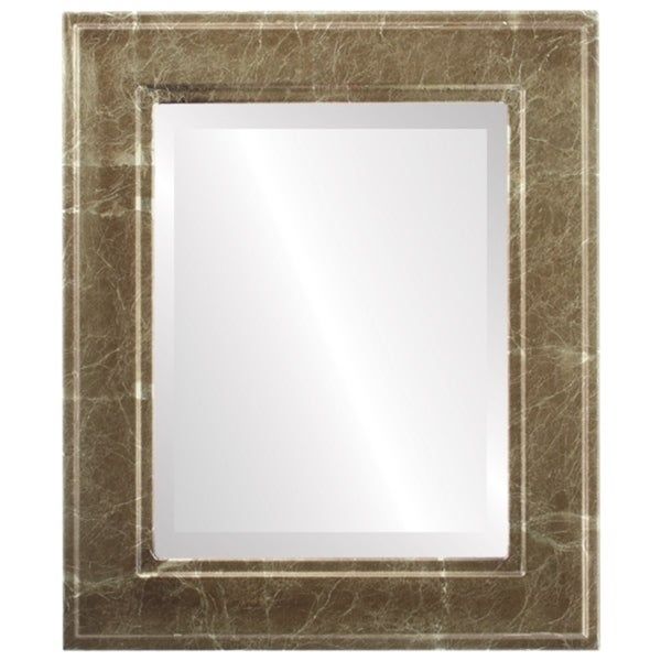 Shop Montreal Framed Rectangle Mirror In Champagne Gold – Antique Gold Regarding Dark Gold Rectangular Wall Mirrors (View 2 of 15)