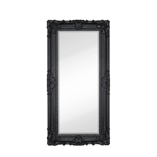 Shop Traditional Black Beveled Glass Large Rectangular Framed Wall For Ultra Brushed Gold Rectangular Framed Wall Mirrors (View 3 of 15)
