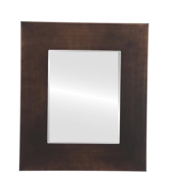 Shop Tribeca Framed Rectangle Mirror In Rubbed Bronze – Antique Bronze For Bronze Rectangular Wall Mirrors (View 13 of 15)