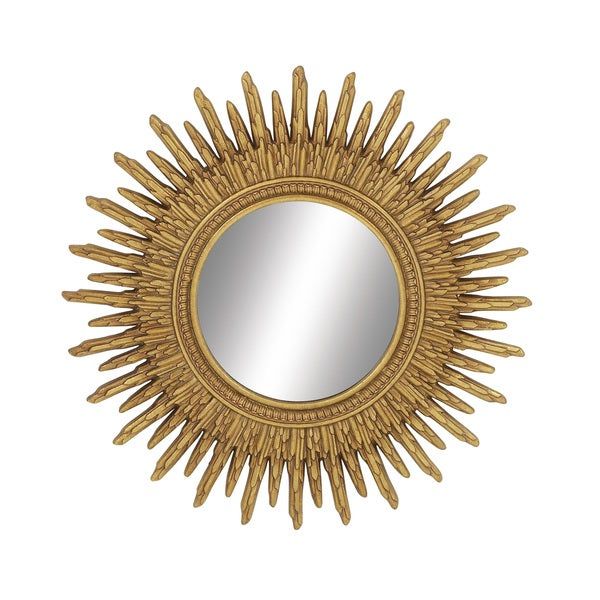 Shop Wood Starburst Wall Mirror – Overstock – 10160216 Regarding Orion Starburst Wall Mirrors (View 14 of 15)