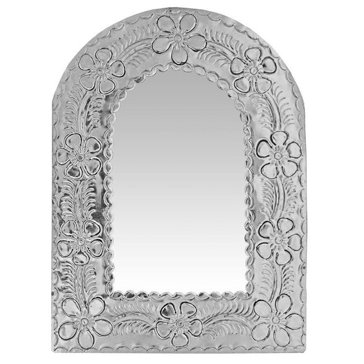 Silver Arched Mirror | Tin Mirrors, Arched Mirror, Mirror With Regard To Silver Arch Mirrors (View 14 of 15)