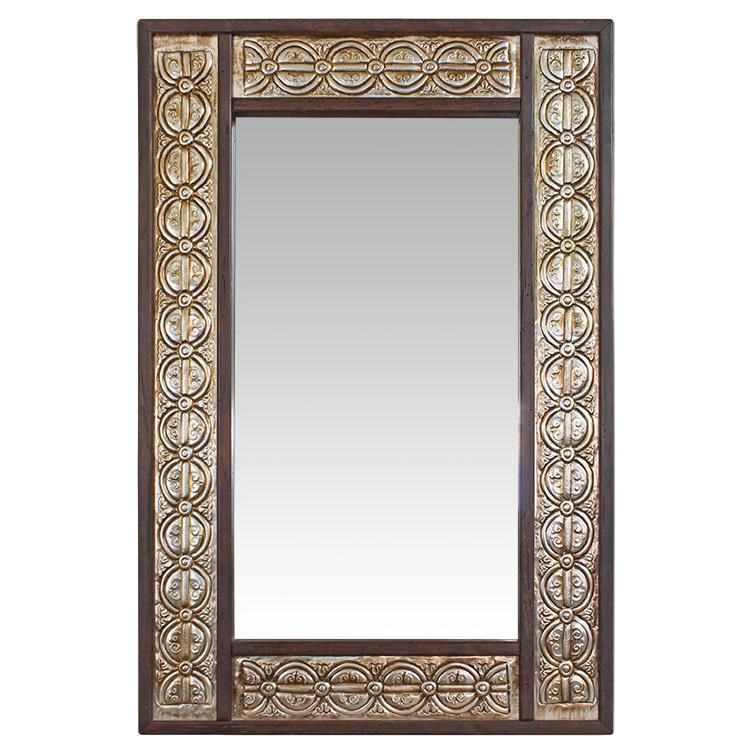 Silver Circulos Mirror | Metal Mirror, How To Antique Wood, Silver Mirrors With Antique Aluminum Wall Mirrors (View 13 of 15)