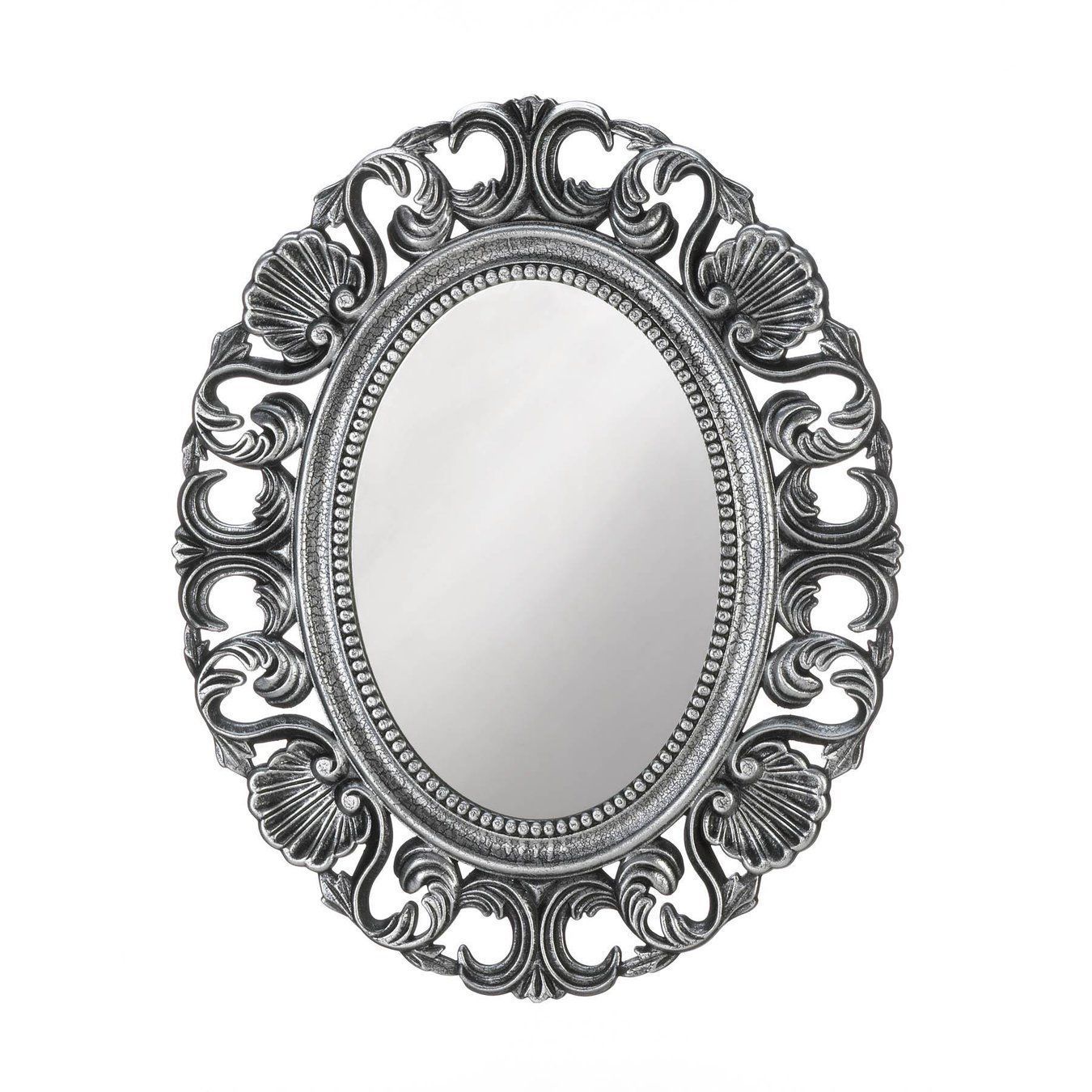 Silver Scallop Wall Mirror In 2020 | Silver Wall Mirror, Mirror, Round Within Round Scalloped Edge Wall Mirrors (View 10 of 15)