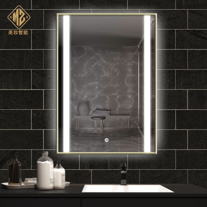 Smart Mirror Led Backlit Bathroom Lights Wall Decor Mirror With In Back Lit Freestanding Led Floor Mirrors (View 1 of 15)