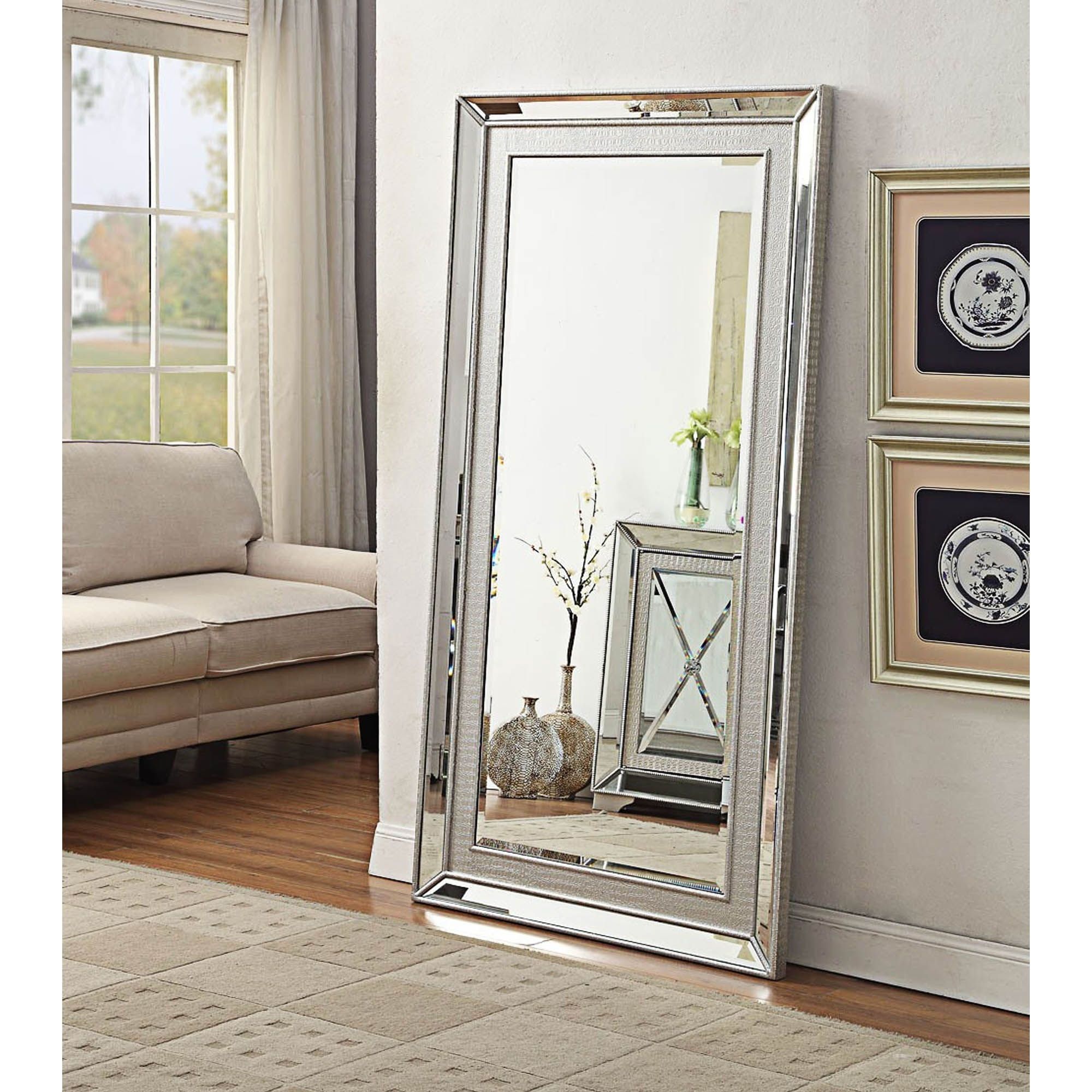 Sofia Mirrored Floorstanding Mirror | Wall Mirror | Homesdirect365 With Regard To Superior Full Length Floor Mirrors (Photo 1 of 15)