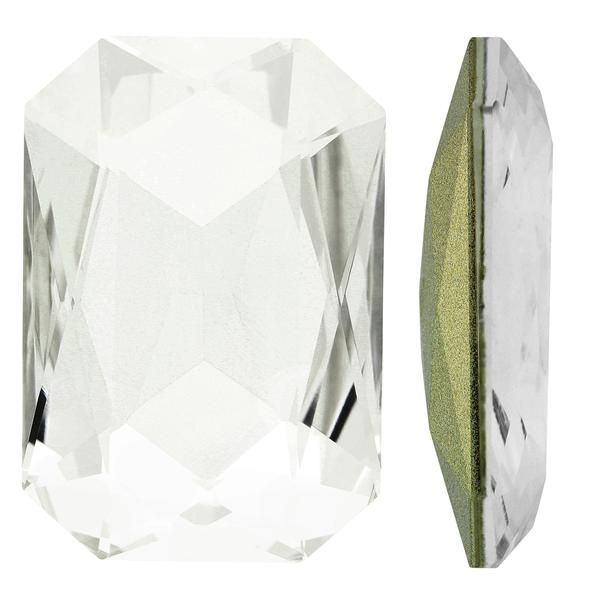 Spark Crystal Large Emerald Cut Faceted Fancy Stone Crystal 18x13mm For Emerald Cut Wall Mirrors (View 15 of 15)