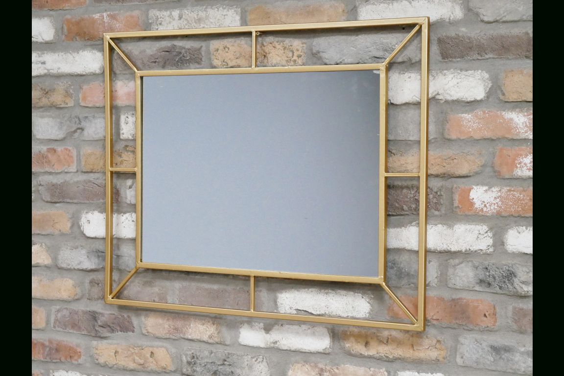 Stunning Vintage Style Large Wall Mounted Mirror Gold Frame – Enekes With Regard To Antique Gold Cut Edge Wall Mirrors (View 7 of 15)