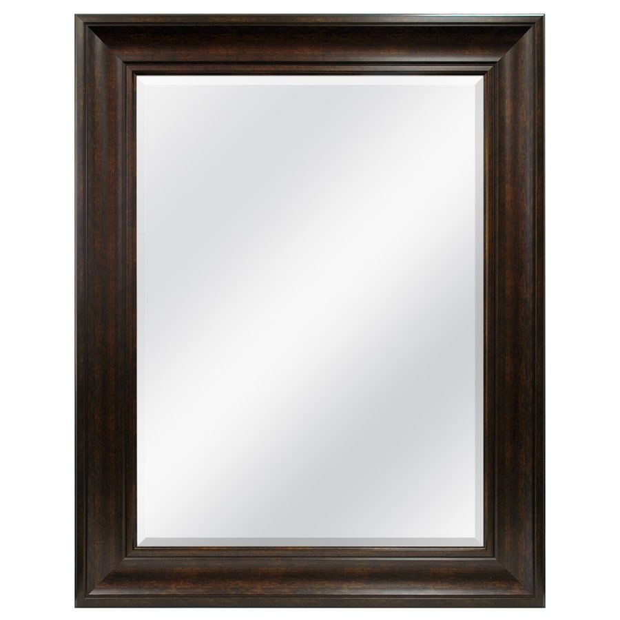 Style Selections Bronze Rectangle Framed Wall Mirror At Lowes With Regard To Bronze Rectangular Wall Mirrors (View 12 of 15)