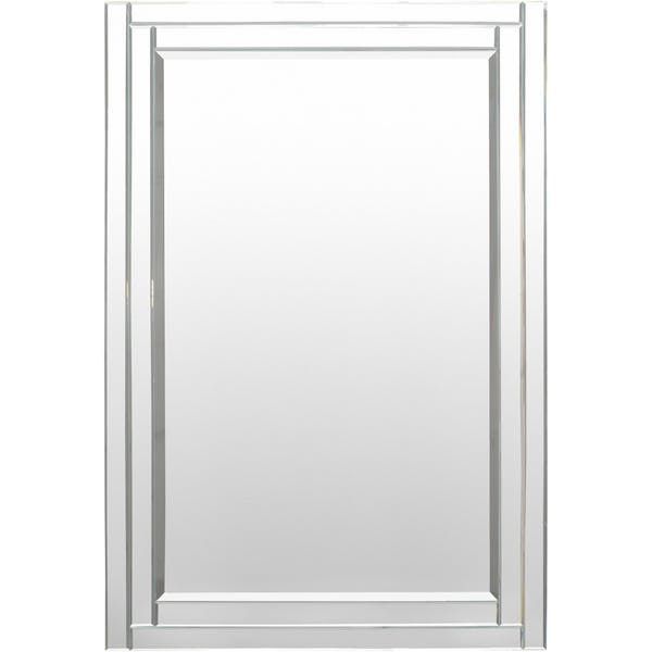 Surya Bancroft Wall Mirror | Home Decor Mirrors, Silver Wall Mirror, Mirror For Linen Fold Silver Wall Mirrors (View 14 of 15)